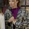 Tessa Porter The Young and the Restless Snakeskin Coat