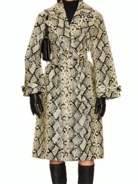 Tessa Porter The Young and the Restless Snakeskin Coat For Sale