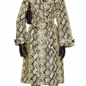 Tessa Porter The Young and the Restless Snakeskin Coat For Sale