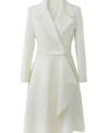 The Today Show 2024 Hoda Kotb White Wool Coat Front