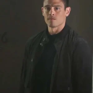 Tommy Martinez Laid Black Bomber Jacket