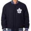 Toronto Maple Leafs Navy Blue Varsity Wool Jacket