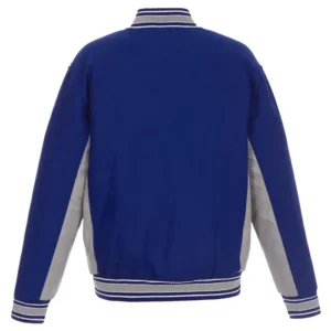 Toronto Maple Leafs Varsity Royal Blue Wool Jacket Back