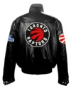 Toronto Raptors Championship Leather Jacket Back