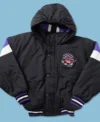 Toronto Raptors Starter Bomber Vintage Hooded Jacket