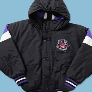Toronto Raptors Starter Bomber Vintage Hooded Jacket