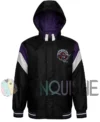 Toronto Raptors Starter Bomber Vintage Hooded Jacket front