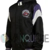 Toronto Raptors Starter Bomber Vintage Hooded Jacket left