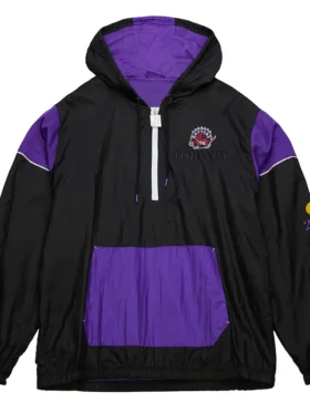 Toronto Raptors Vintage Bomber Pull Over Jacket