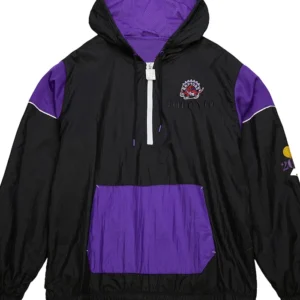 Toronto Raptors Vintage Bomber Pull Over Jacket