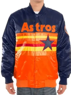 Torres Houston Astros Satin Varsity Jacket