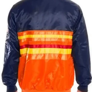 Torres Houston Astros Satin Varsity Jacket Back
