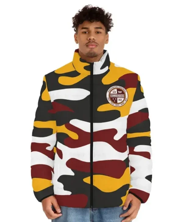 Trevor Washington Commanders Zip Puffer Jacket