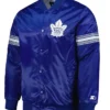 Tristin Blanda Toronto Maple Leafs Blue Pick and Roll Satin Jacket