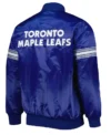 Tristin Blanda Toronto Maple Leafs Blue Pick and Roll Satin Jacket Back