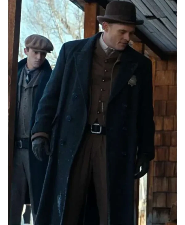 Tyler Bryan 1923 Blue Trench Coat