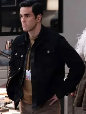 Tyler Green Criminal Minds S17 Black Leather Jacket