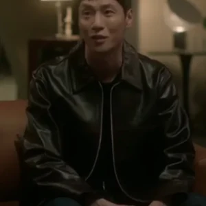 Um Tae Seong The Trunk Black Leather Jacket