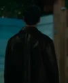 Um Tae Seong The Trunk Black Leather Jacket For Sale