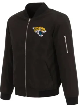 Vilma Sipes Jacksonville Jaguars Black Bomber Jacket