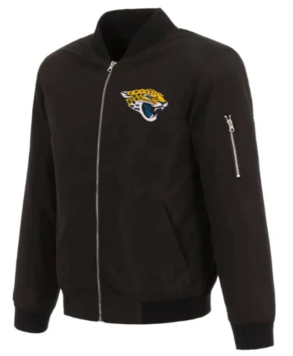 Vilma Sipes Jacksonville Jaguars Black Bomber Jacket