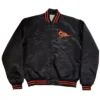 Vintage Baltimore Orioles Black Satin Jacket