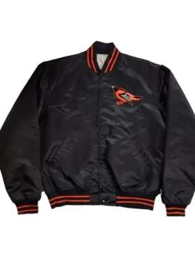 Vintage Baltimore Orioles Black Satin Jacket