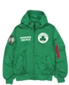 Vintage Boston Celtics Bomber Jacket