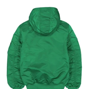 Vintage Boston Celtics Bomber Jacket Back