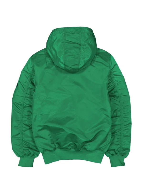 Vintage Boston Celtics Bomber Jacket Back