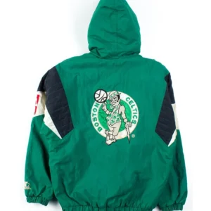 Vintage Boston Celtics Windbreaker Back