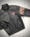 Vintage New York Knicks Leather Jacket front