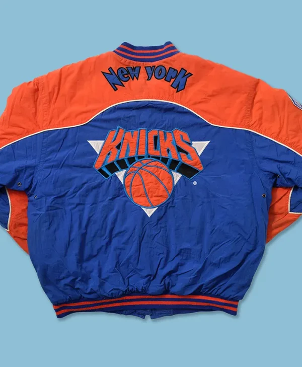Vintage New York Knicks Varsity Jacket Back