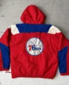 Vintage Philadelphia 76ers Starter Jacket 90s Back