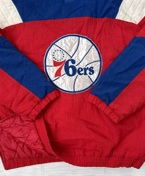Vintage Philadelphia 76ers Starter Jacket 90s Design