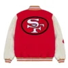 Waldo Varsity San Francisco 49ers Letterman Jacket Back