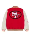 Waldo Varsity San Francisco 49ers Letterman Jacket Back