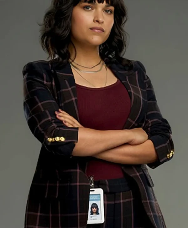 Watson Eve Harlow Black Checked Blazer