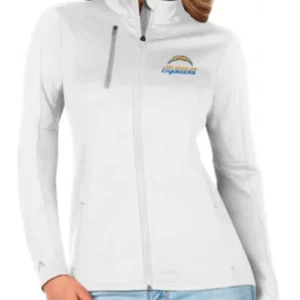 Wava Los Angeles Chargers White Track Jacket
