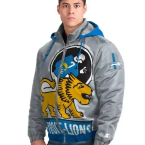 Werner Detroit Lions Starter Full Zip Hooded Jacket
