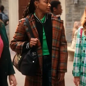 Whitney The Sex Lives of College Girls S03 Plaid Coat