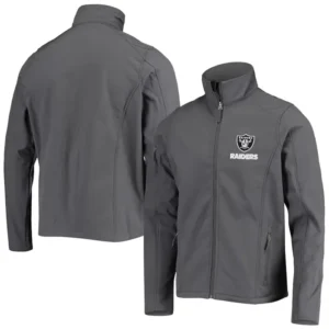 Wilhelm King Las Vegas Raiders Grey Zip Jacket