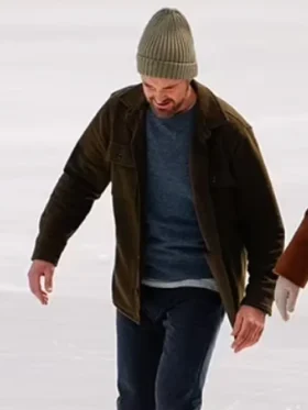 Will Forte Kinda Pregnant Brown Wool Jacket For Sale