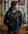 Yoo In young The Trunk Black Biker Jacket For Sale