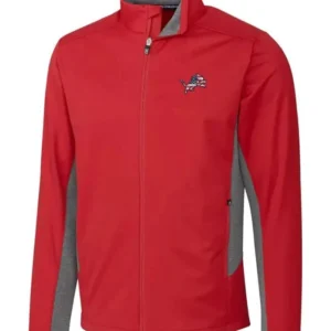 Zetta Detroit Lions Red Full Zip Track Jacket