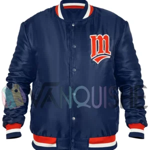 1980s Minnesota Twins Starter Diamond Satin Varsity Jacket front