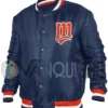 1980s Minnesota Twins Starter Diamond Satin Varsity Jacket left