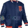 1980s Minnesota Twins Starter Diamond Satin Varsity Jacket right