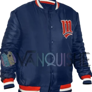 1980s Minnesota Twins Starter Diamond Satin Varsity Jacket right