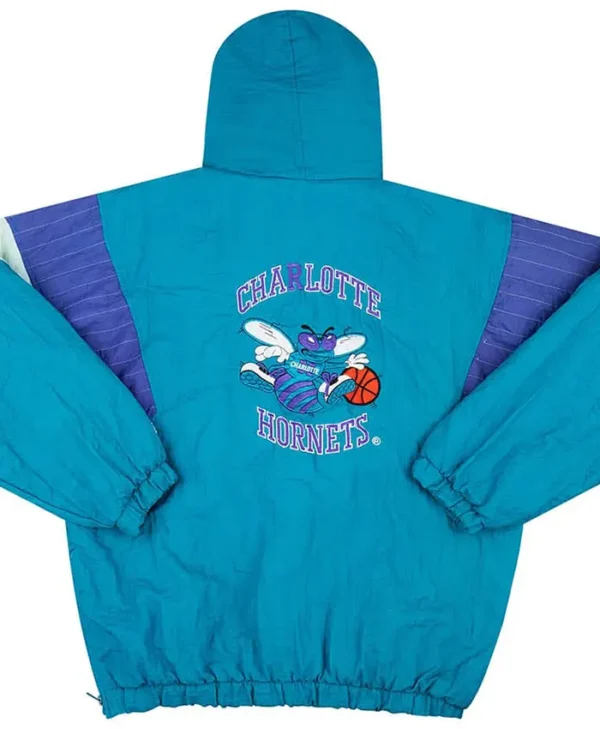 1990s Charlotte Hornets Starter Jacket Back